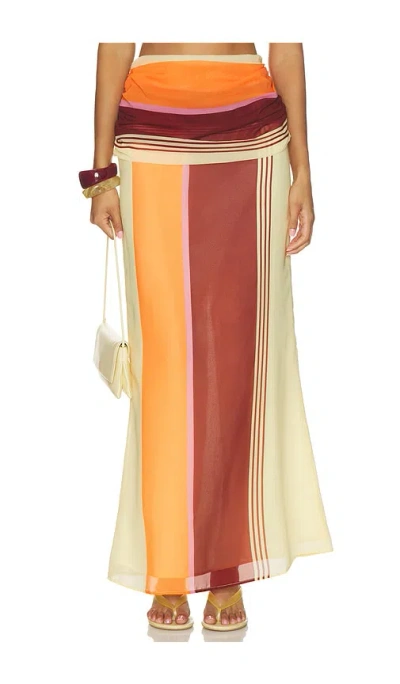 Baobab Sumaq Maxi Skirt In Multi