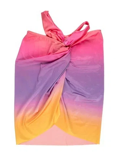 Pre-owned Baobab Tie-dye Print Bottoms In Pink