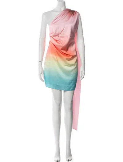 Pre-owned Baobab Tie-dye Print Mini Dress In Pink