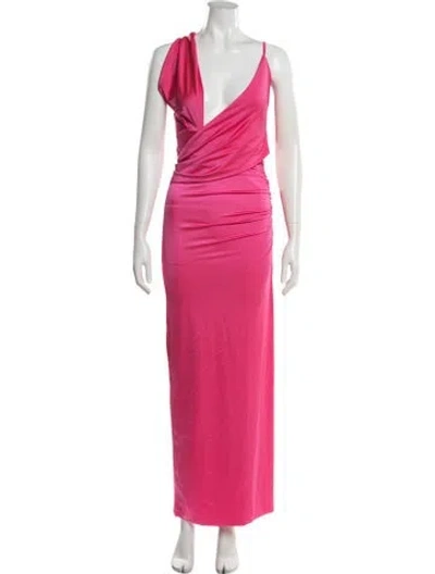 Pre-owned Baobab V-neck Long Dress W/ Tags In Pink