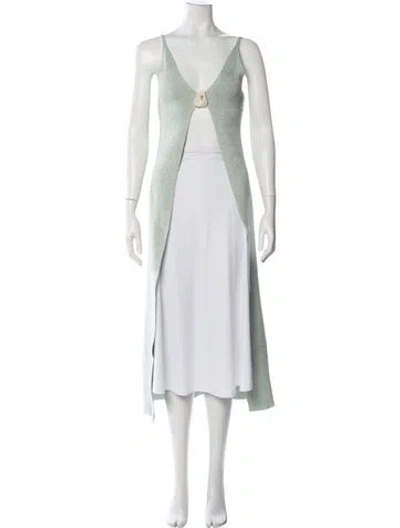 Pre-owned Baobab V-neck Sleeveless Top W/ Tags In Green
