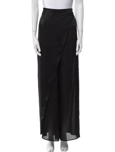 Pre-owned Baobab Wide Leg Pants In Black