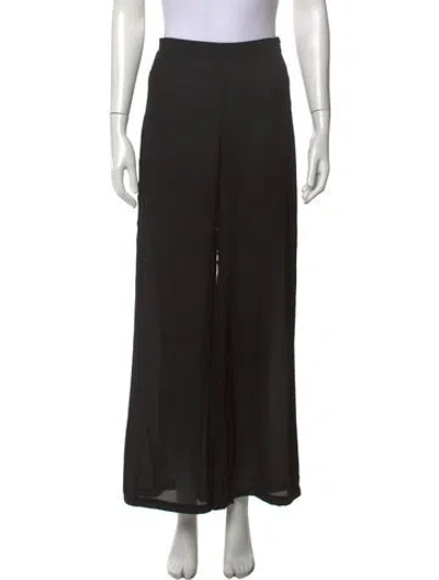 Pre-owned Baobab Wide Leg Pants In Black