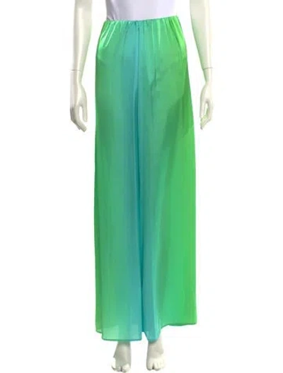 Pre-owned Baobab Wide Leg Pants In Green