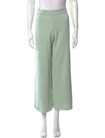 Pre-owned Baobab Wide Leg Pants In Green