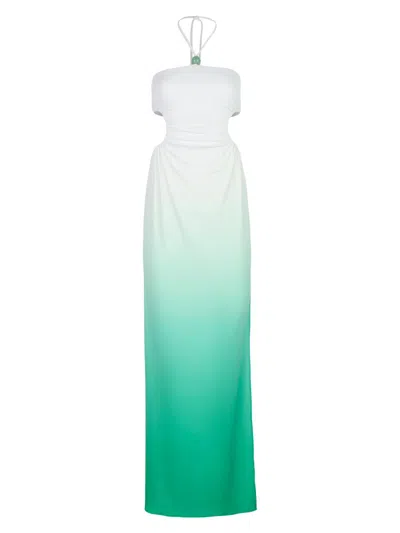 Baobab Women's Ombré Halterneck Cut-out Maxi Dress