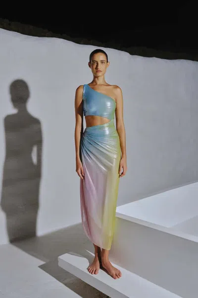 Baobab Zadeh Midi Dress In Multi