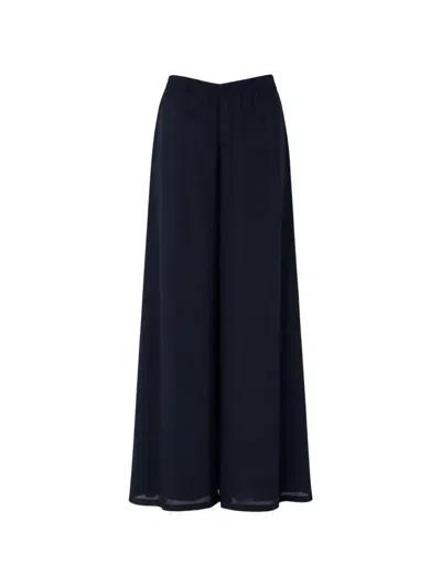 Baobab Zia Palazzo Pants In Blue