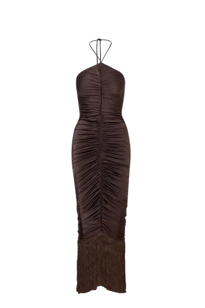 Baobab Zoe Dress In Brown