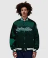 Bape - A Bathing Ape Baseball Varsity Jacket In Green