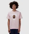 Bape - A Bathing Ape College T-shirt In Pink