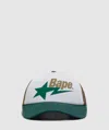 Bape - A Bathing Ape Sta Mesh Cap In Green