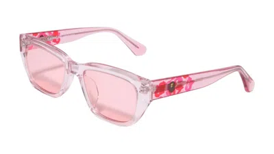 Pre-owned Bape 10 Sunglasses In Pink