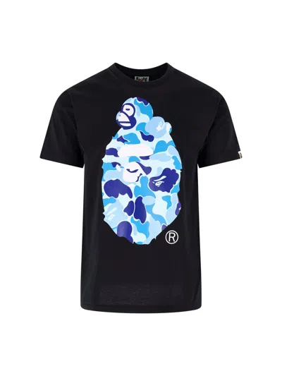 Bape 100% Cotton T-shirt For Men In Black