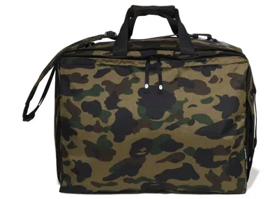 Pre-owned Bape 1st Camo 3way Bag In Green