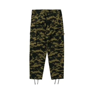 Pre-owned Bape 1st Camo 6 Pocket Pants 'green'