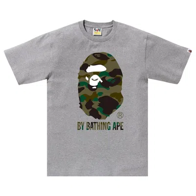 Pre-owned Bape 1st Camo By Bathing Ape Tee 'grey/green' | Men's Size Xxl
