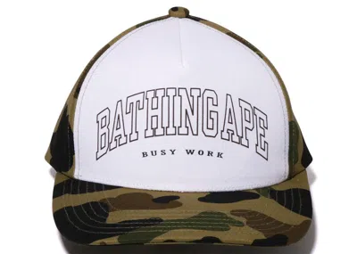Pre-owned Bape 1st Camo Cap (ss23) In Green