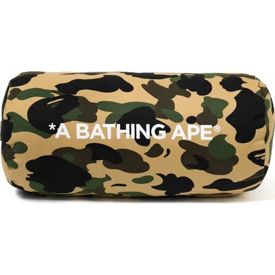 Pre-owned Bape 1st Camo Cushion In Yellow