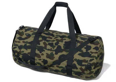 Pre-owned Bape 1st Camo Duffle Bag In Green