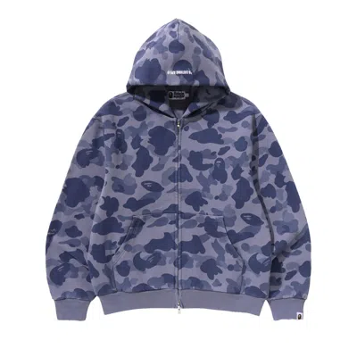 Pre-owned Bape 1st Camo Heavy Wash Cropped Fit Zip Hoodie 'charcoal' | Grey | Men's Size M