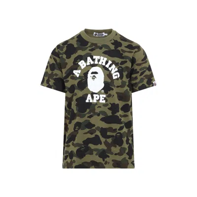 Bape 1st Camo Mini College Tee For Men In Pattern