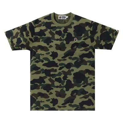 Pre-owned Bape 1st Camo One Point Mini Tee 'green' | Women's Size M