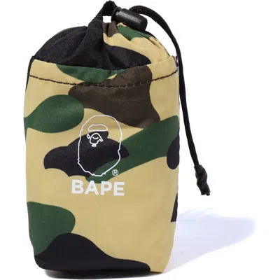 Pre-owned Bape 1st Camo Packable Waist Bag In Yellow