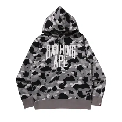 Pre-owned Bape 1st Camo Pullover Hoodie 'grey' | Men's Size Xxl