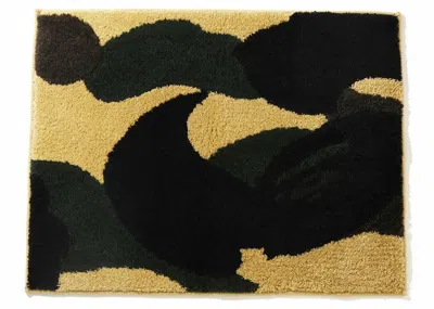 Pre-owned Bape 1st Camo Rug Mat In Yellow