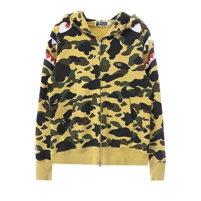 Pre-owned Bape 1st Camo Shark Shoulder Hoodie 'multicolor' | Multi-color | Men's Size M