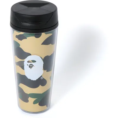 Pre-owned Bape 1st Camo Tumblr In Yellow