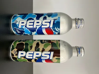 Pre-owned Bape 2  Camo Pepsi Bottles Opene