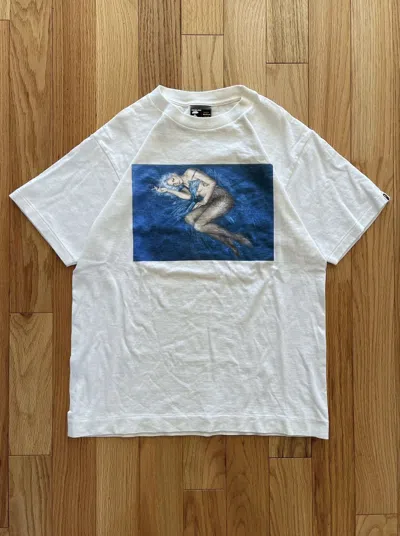 Pre-owned Bape 2002  X Hajime Sorayama Art Exhibition Graphic T-shirt In White