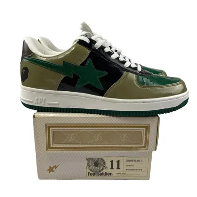 Pre-owned Bape 2005 New Sta Fs-001 Shoes In Green