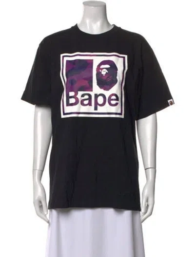 Pre-owned Bape 2021 Quadrangle T-shirt In Blue