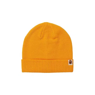 Pre-owned Bape 2way Knit Cap 'yellow'