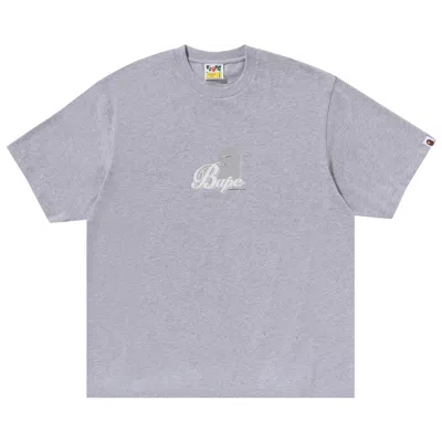 Pre-owned Bape 3d Art Ape Head Tee 'grey'