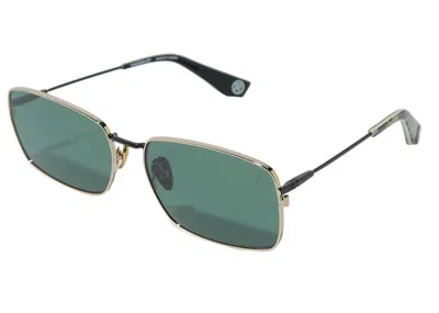 Pre-owned Bape 7 Sunglasses In Green