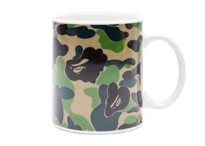 Pre-owned Bape A Bathing Ape Abc Camo Mug In Green