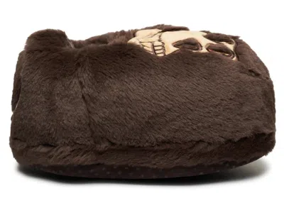 Pre-owned Bape A Bathing Ape  Furry Slide Bored Ape Yacht Club Sneakers In Brown