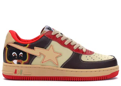 Pre-owned Bape A Bathing Ape  Sta Low Kanye West College Dropout Sneakers In Brown