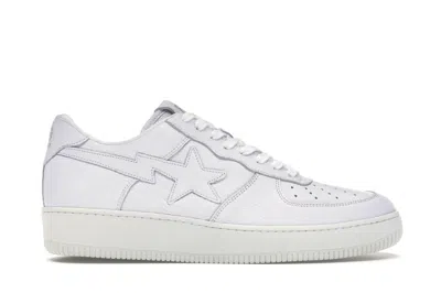 Pre-owned Bape A Bathing Ape  Sta Low Ronnie Fieg Fiegsta Sneakers In White