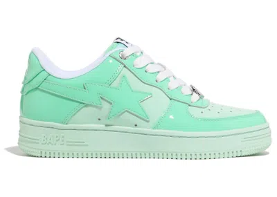 Pre-owned Bape A Bathing Ape Colors  Sta (women's) Sneakers In Green