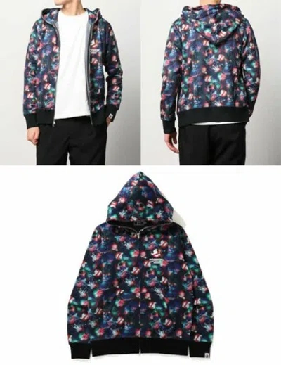 Pre-owned Bape A Bathing Ape Men's Full Zip Hoodie  X Ghostbusters Collaboration From Japan In Multicolor