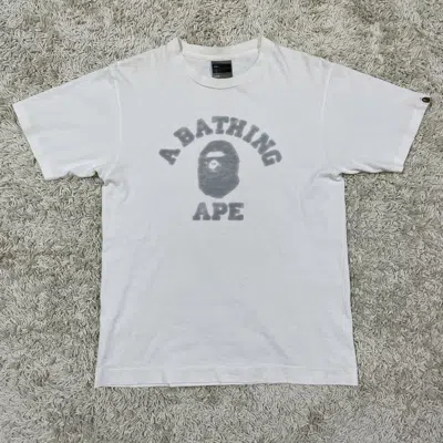 Pre-owned Bape A Bathing Ape Of T Shirt White M
