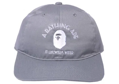 Pre-owned Bape A Bathing Ape Panel #2 Cap In Gray
