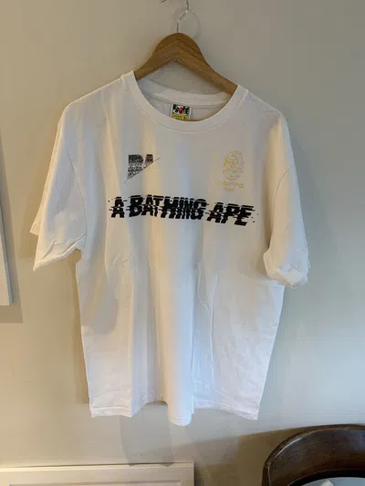 Pre-owned Bape A Bathing Ape In White
