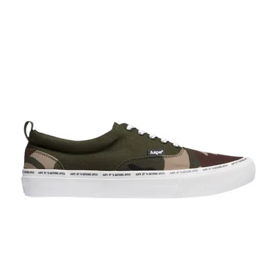 Pre-owned Bape Aape Lace 'green Camo' | Men's Size 9