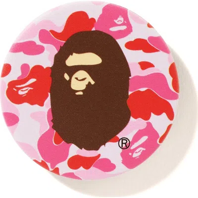 Pre-owned Bape Abc Ape Head Popsockets In Pink